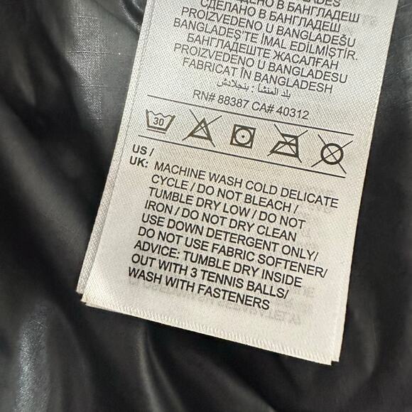 Adidas Big Baffle Long Puffer Down Coat Black IV9770 Size Large NWT $300 - Picture 6 of 10